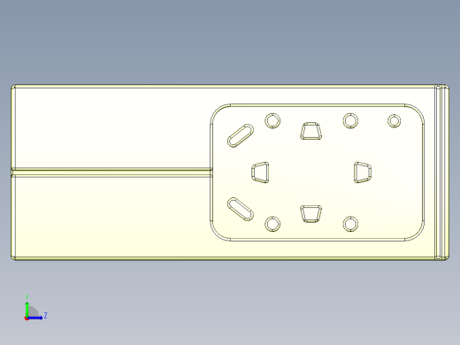 Catia 家庭式音箱模型左视缩略图