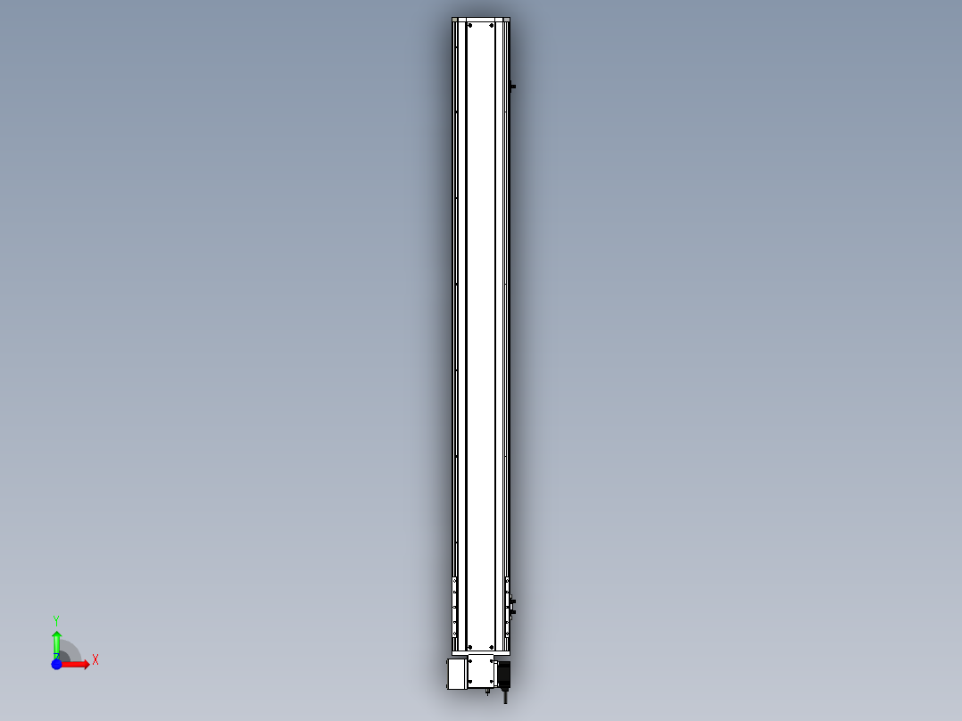 Toyo东佑达直线模组-ETB14-LD-1200前视图