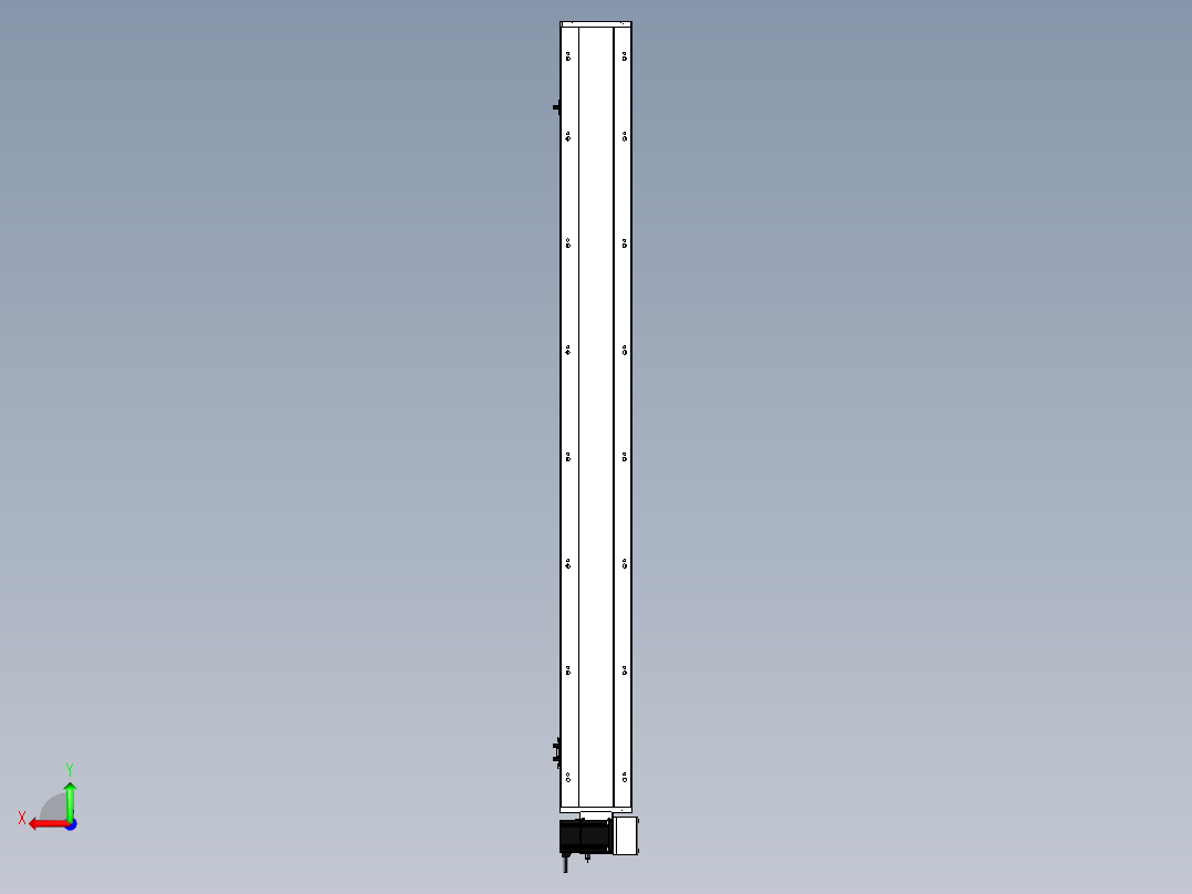 Toyo东佑达直线模组-ETB14-LD-1200后视图