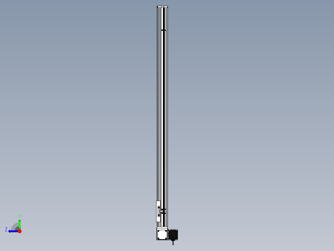 Toyo东佑达直线模组-ETB14-LD-1200右视图