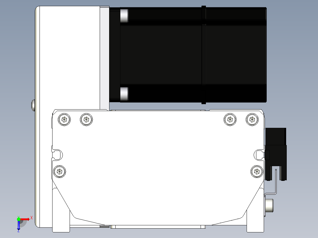 Toyo东佑达直线模组-ETB14-LD-1200俯视图