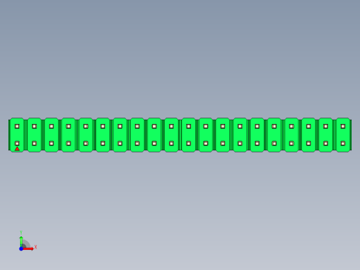 彩色公头100mil（2.54mm）系列-DS1021_green_2x20p_100mil_Type5_rev1.0前视缩略图