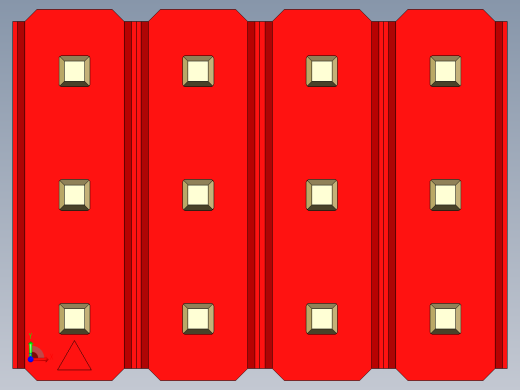 彩色公头100mil（2.54mm）系列-DS1021_red_3x04p_100mil_Type43_rev1.0前视缩略图