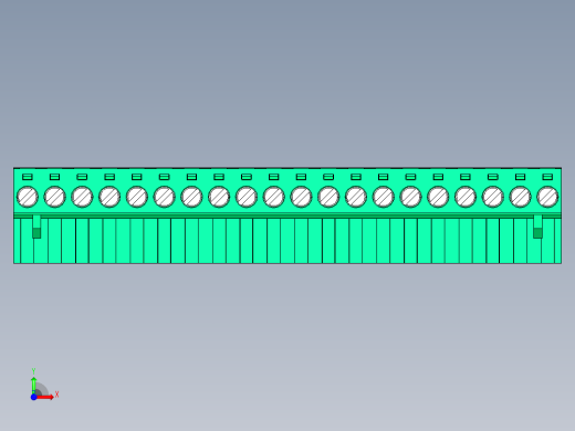 DEGSON 2EDG 系列 5.0mm 可插拔接线端子组-2EDGK-5.0-20P-14-00AH前视缩略图