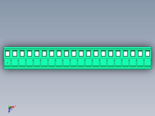 DEGSON 2EDG 系列 5.0mm 可插拔接线端子组-2EDGK-5.0-20P-14-00AH俯视缩略图