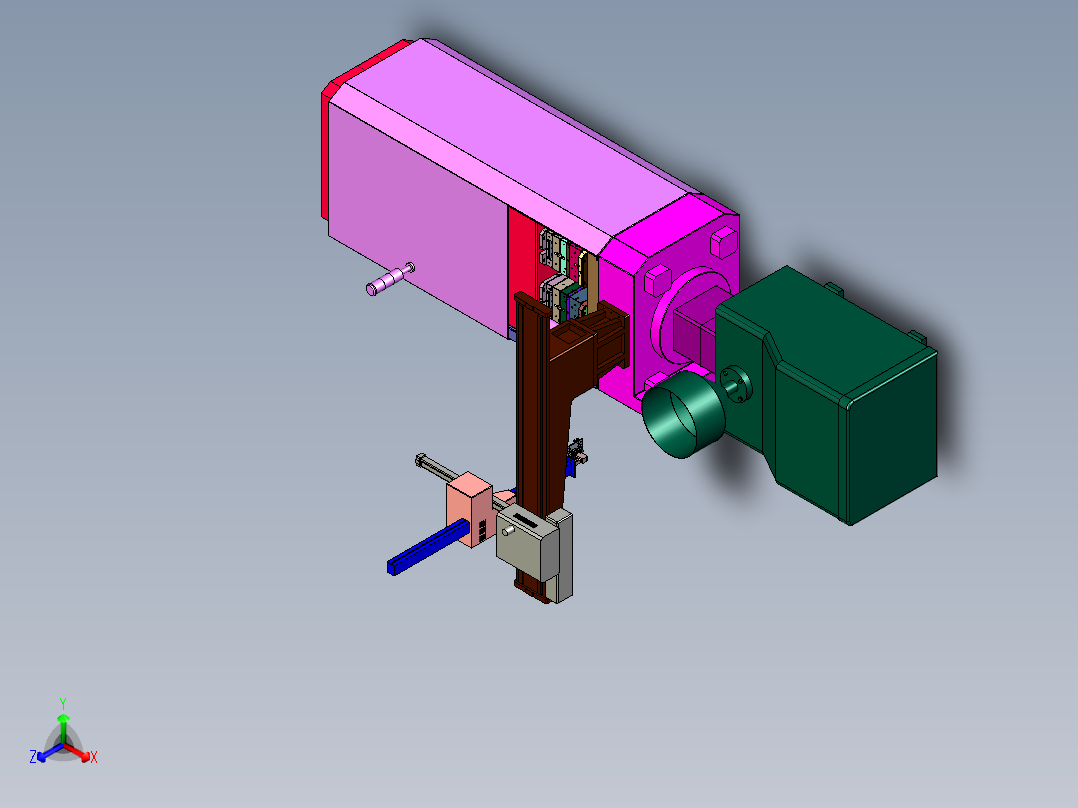 伺服机械手自动取件注塑机