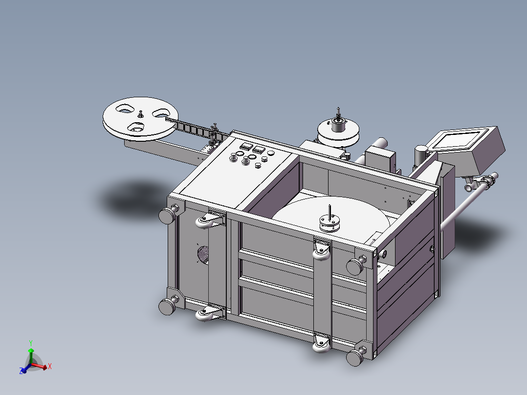 手机屏蔽盖平面度检测编带包装设备