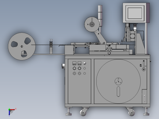 手机屏蔽盖平面度检测编带包装设备俯视缩略图