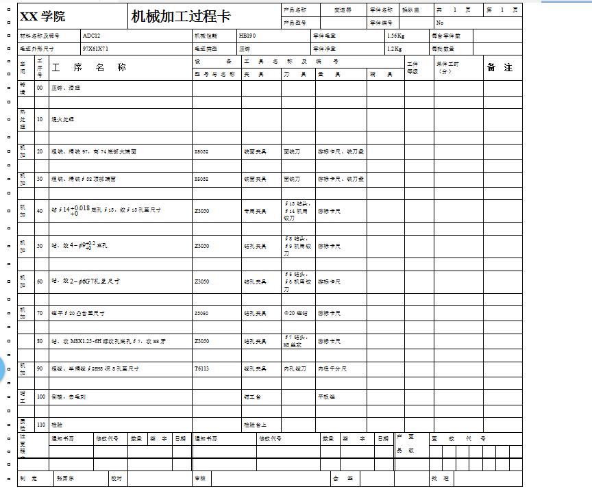 Q259-汽车变速器操纵盖机械加工工艺及钻孔夹具设计