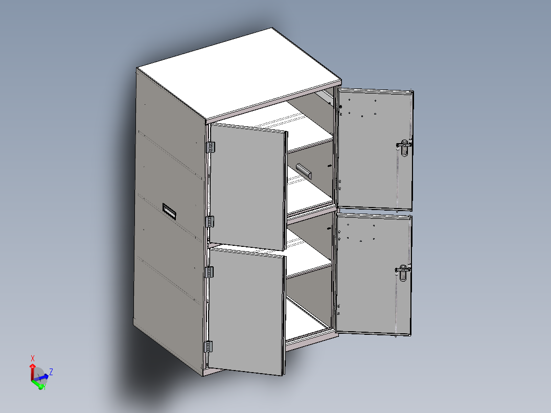 双开门多用途金属柜