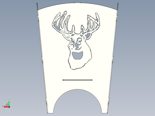 用于激光切割的装饰火篮后视缩略图