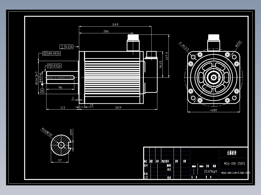 电机MS6H-180CS(M)orTL15B2-45P5.dwg