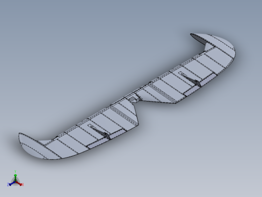 升降舵和配平片正等轴测缩略图