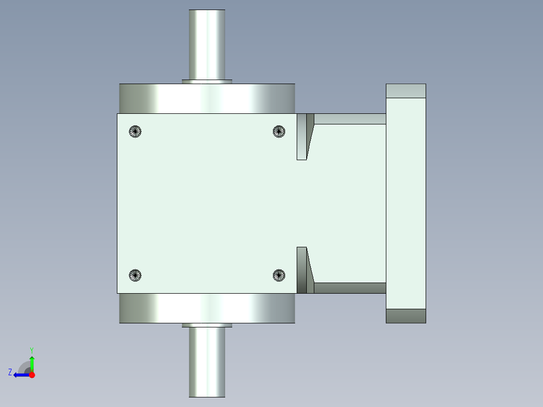 换向器PW90双轴-1 22-110-145-M8.stp右视图
