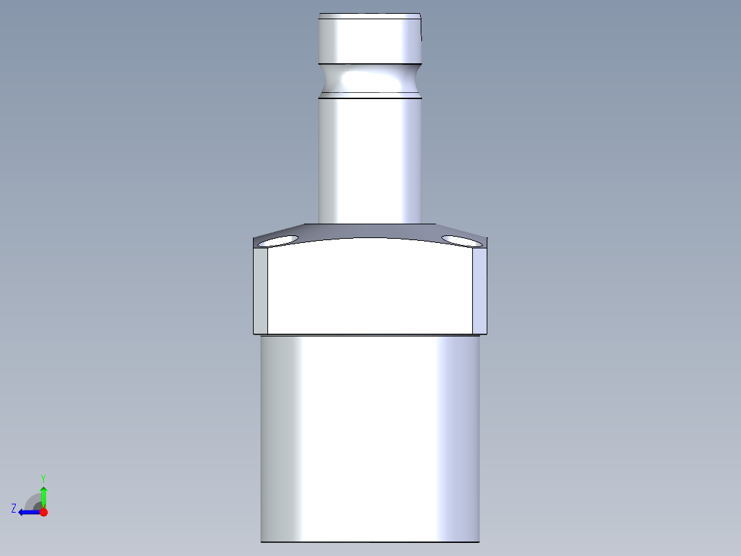 KOSMEKLHA0750-CR-F多系列多零件图纸模型右视图
