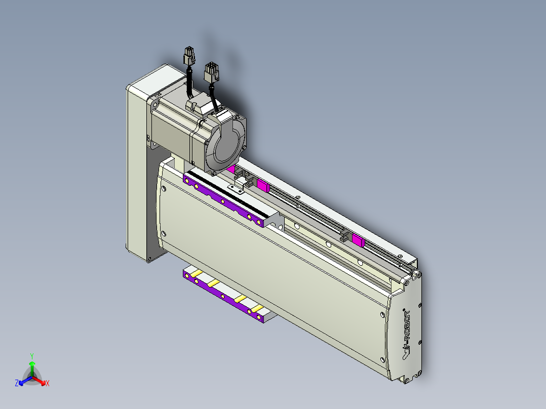 威洛博QF17-Lxx-C-S180-BR-ZP75-C3正等轴测图