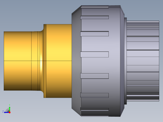16BIROV 适配器会在PVC-U 黄铜溶剂焊接插座D和BSP螺纹铜管公端R O型圈橡胶右视缩略图