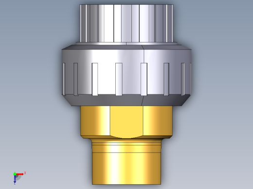 16BIROV 适配器会在PVC-U 黄铜溶剂焊接插座D和BSP螺纹铜管公端R O型圈橡胶俯视缩略图