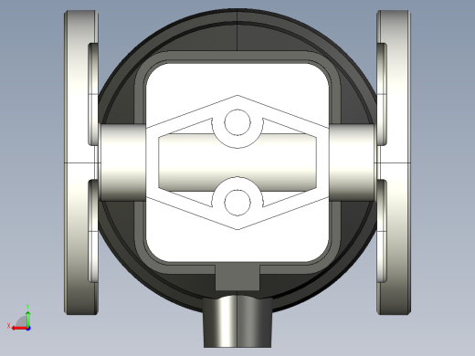 17DKOACCP NO 气动隔膜阀常开，固定法兰，钻孔ANSI B16.5条款150 FF PVC-C后视缩略图