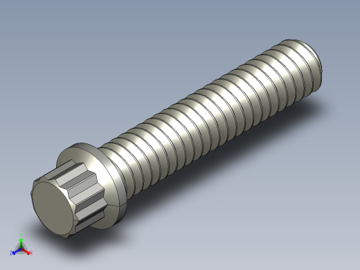 1-4in-20 1.25long 12-point screws.STEP