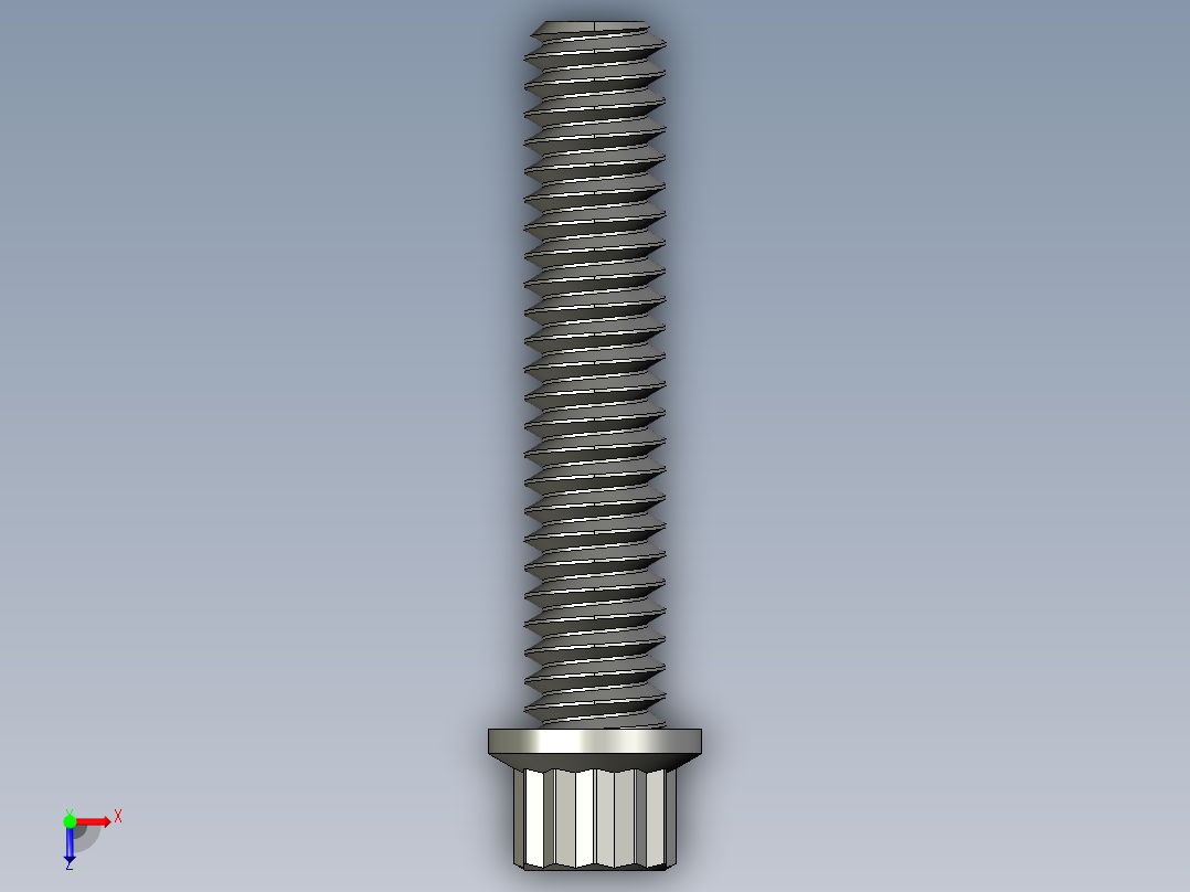 1-4in-20 1.25long 12-point screws.STEP俯视图