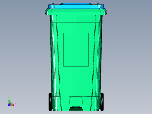 垃圾桶前视缩略图