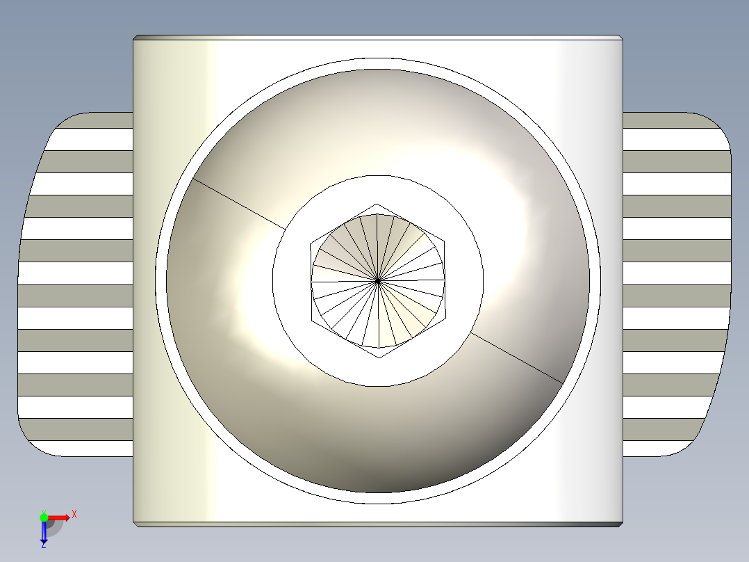 型材-BR 8 SLOT SINGLE BOLT CONNECTOR 3842535617俯视图