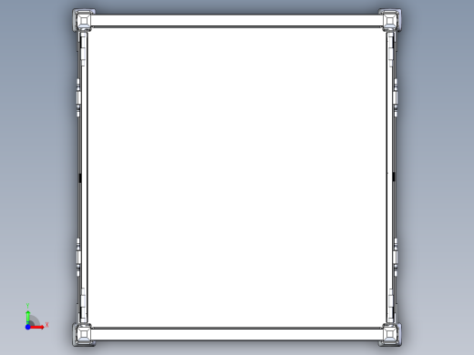 1000x1000x700折叠料箱前视缩略图