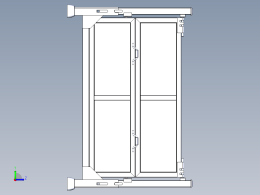 1000x1000x700折叠料箱左视缩略图