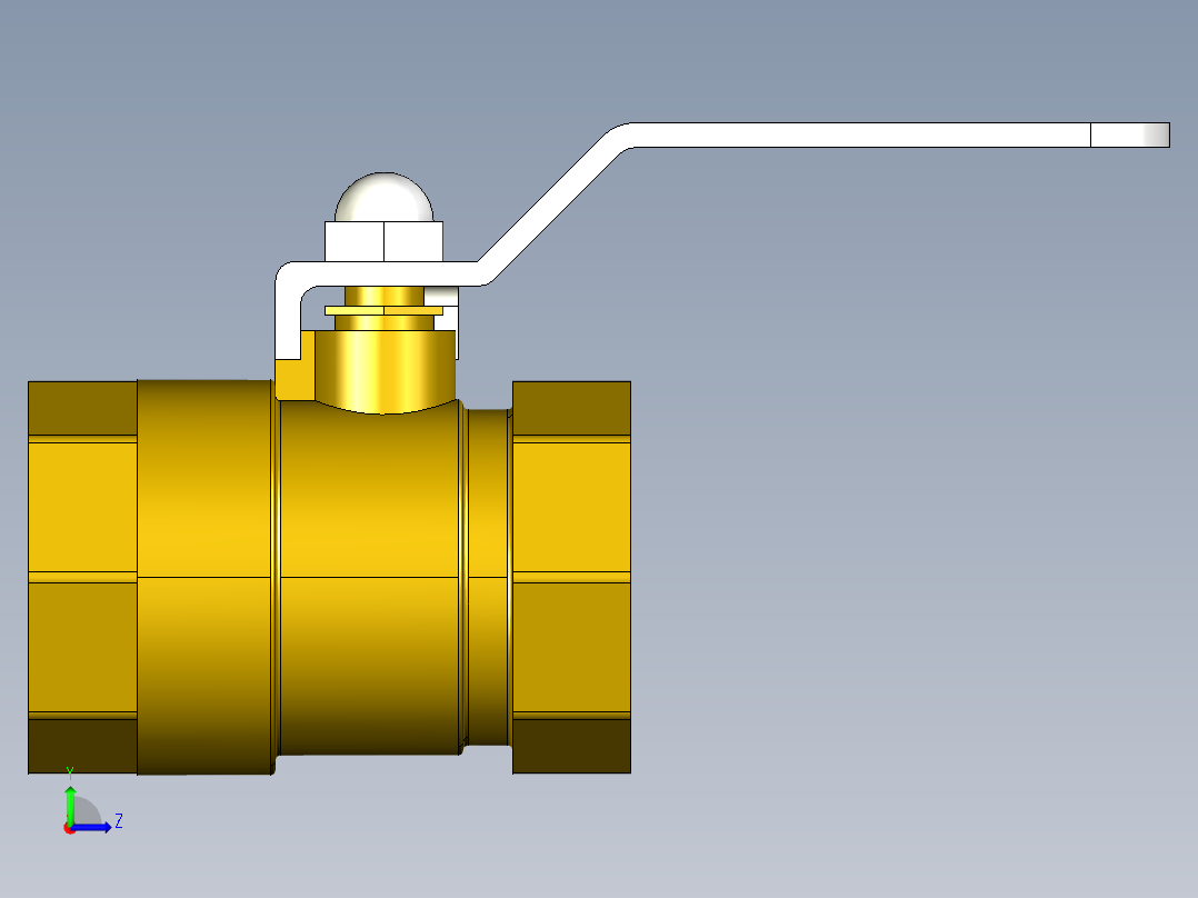 阀门模型-DN25_____左视图