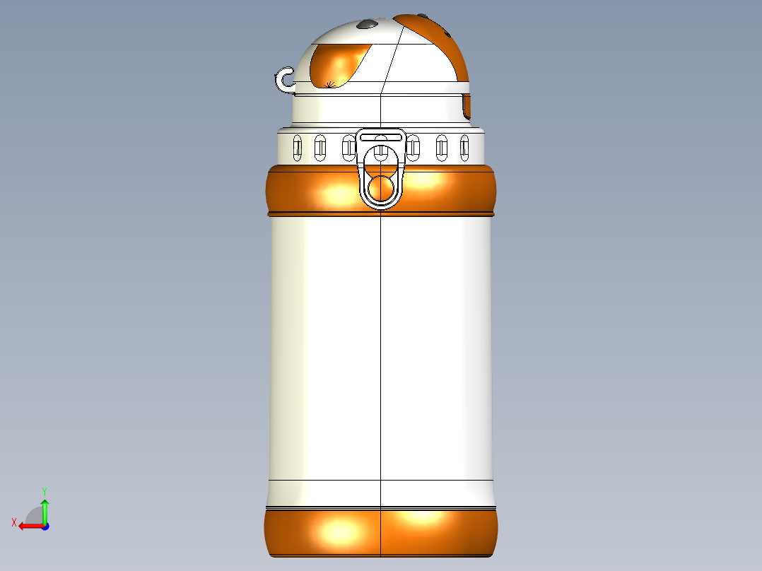 保温杯儿童杯吸管杯茶壶茶杯学生水壶塑料杯小熊水杯便携水壶小狗杯卡通杯狗熊杯后视图