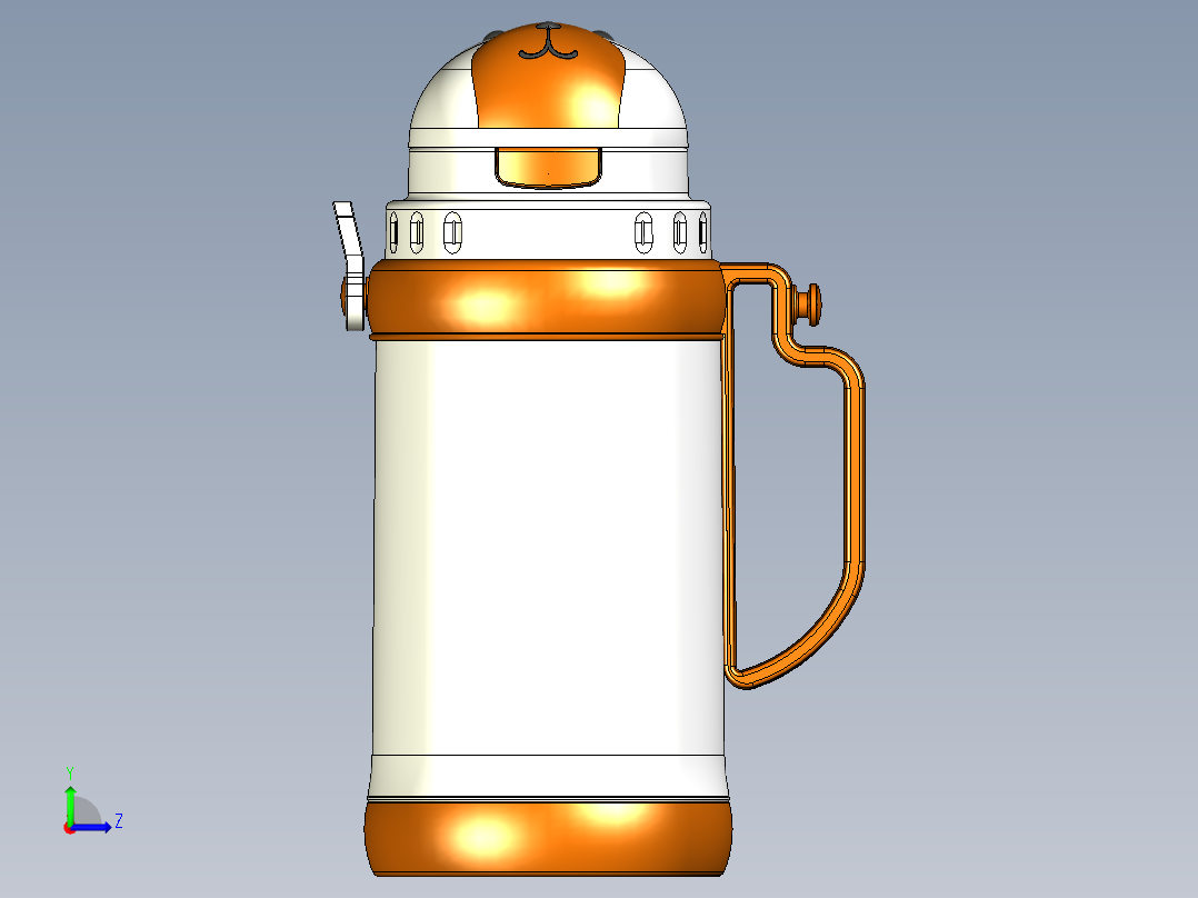 保温杯儿童杯吸管杯茶壶茶杯学生水壶塑料杯小熊水杯便携水壶小狗杯卡通杯狗熊杯左视图