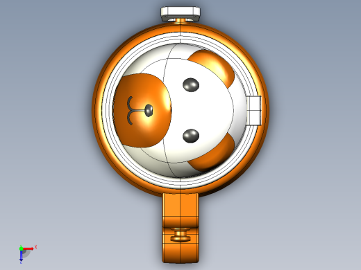 保温杯儿童杯吸管杯茶壶茶杯学生水壶塑料杯小熊水杯便携水壶小狗杯卡通杯狗熊杯俯视缩略图