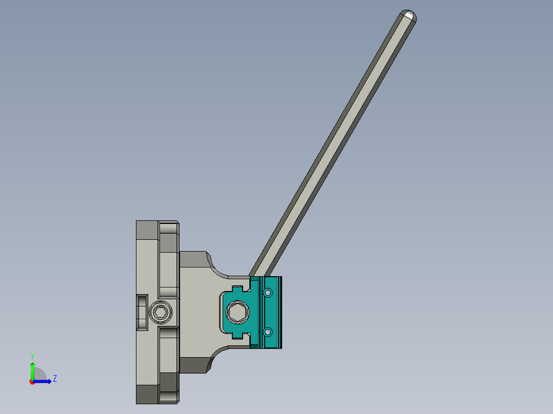 自定心夹具左视图