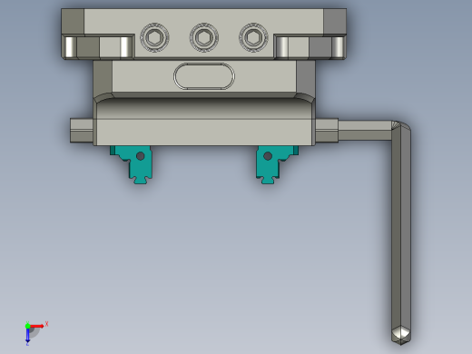 自定心夹具俯视缩略图