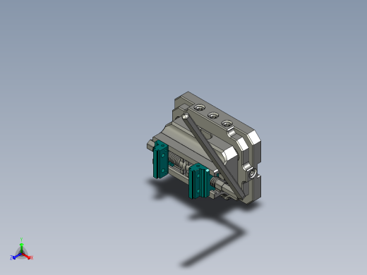 自定心夹具正等轴测缩略图
