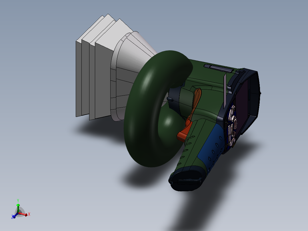 终端扫描仪3D模型
