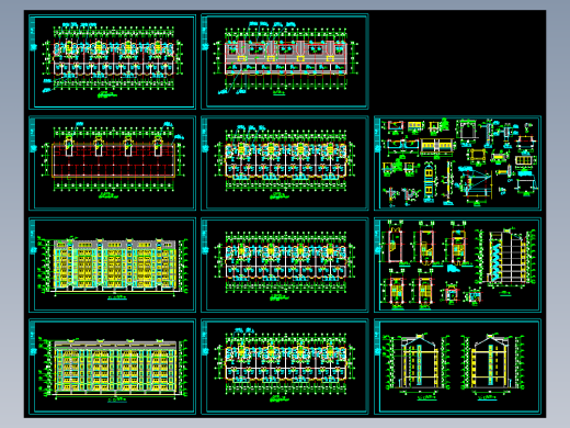 小区住宅建筑施工图