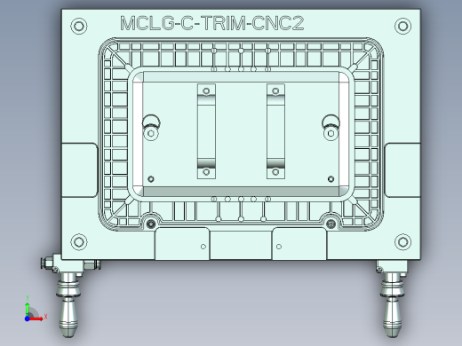 MCLG-C-cnc2笔记本CNC工装夹具三维模型前视缩略图
