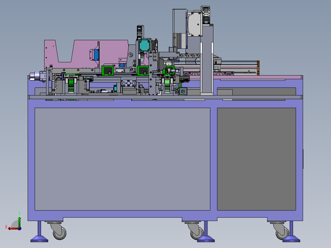 一种电池线头定位设备sw18可编辑后视图