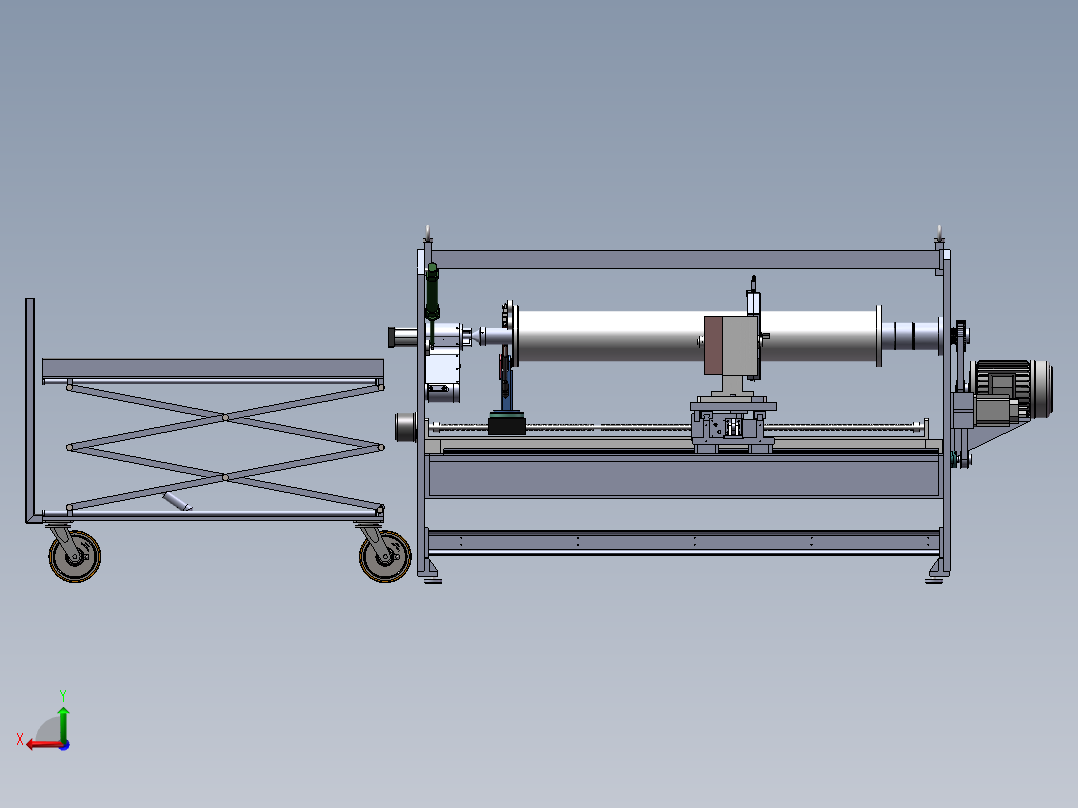 管状物料分切sw18后视图