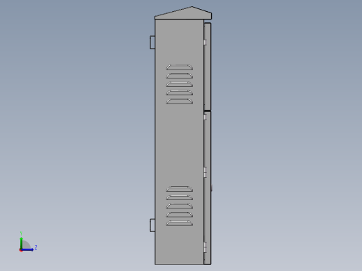 电控柜、路灯控制箱左视缩略图