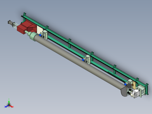 移动焊接翻转变位机正等轴测缩略图