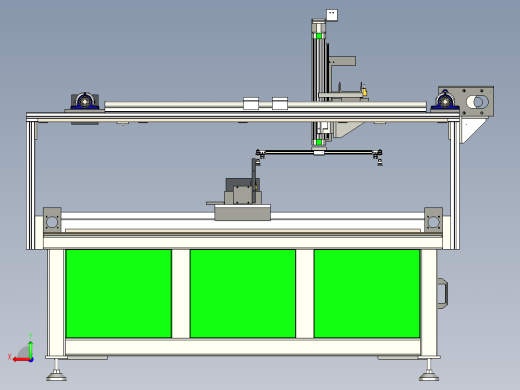 不干胶五轴自动喷胶机后视缩略图
