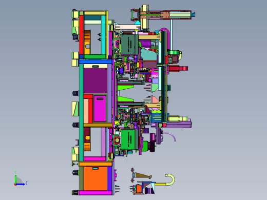新能源电池包软连接件折弯焊接贴胶设备左视缩略图