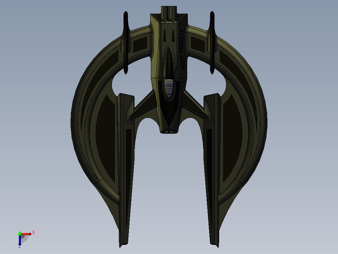 宇宙飞船(78)俯视图