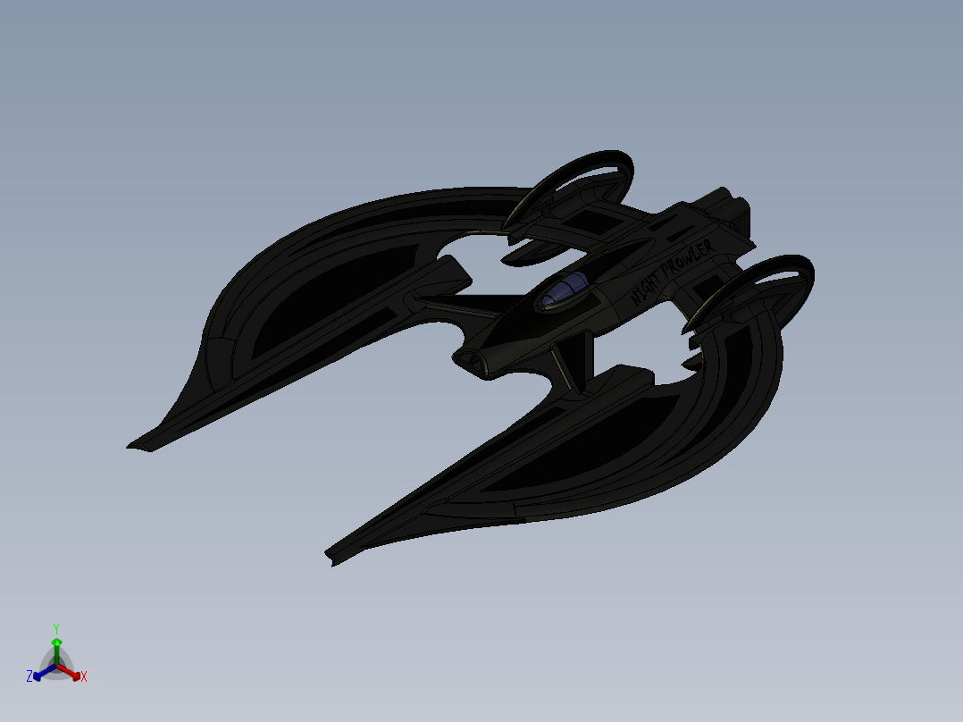 宇宙飞船(78)正等轴测图