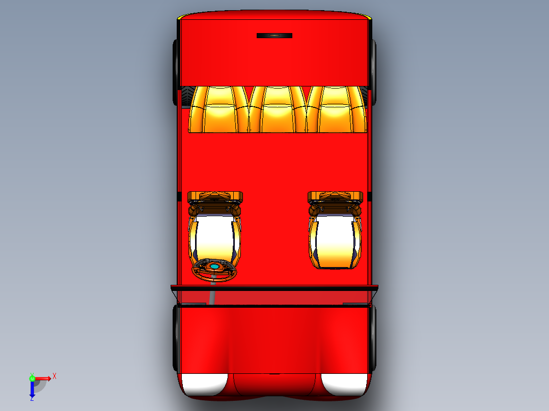 A3003988-跑车俯视图