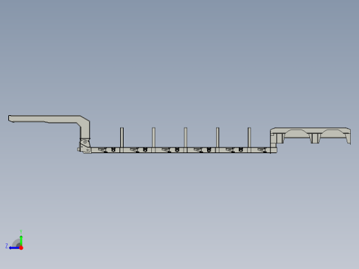 B2004288-两轴低板卡车拖车右视缩略图