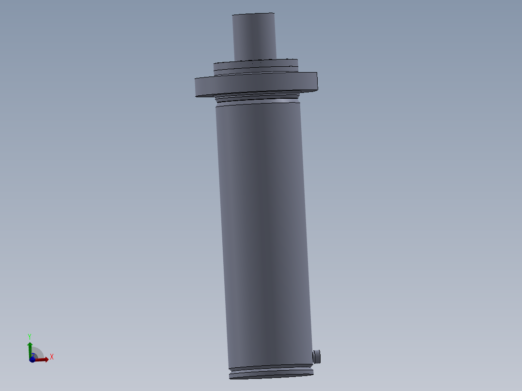 高压液压缸（带前后法兰）200x120x600毫米